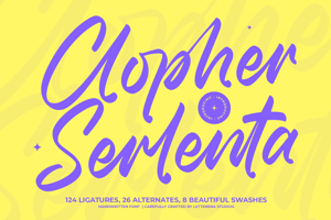 Related font Clopher Serlenta VERSION