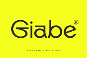 Related font Giabe