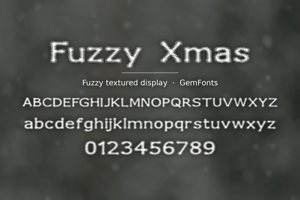 Related font Fuzzy Xmas