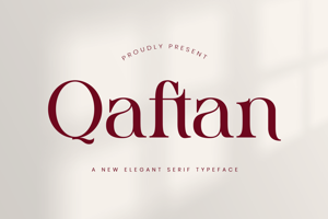 Related font Qaftan