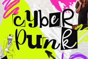 Related font Riot Funky