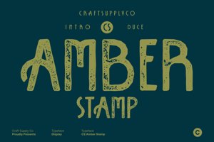 Related font CS Amber Stamp