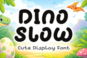 Related font Dino Slow