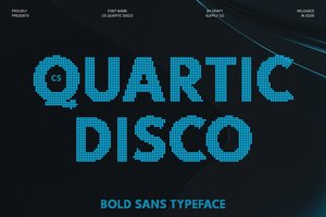 Related font CS Quartic Disco