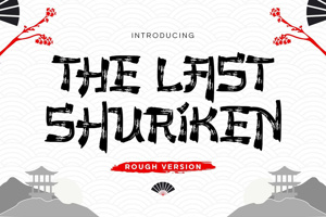 Related font The Last Shuriken Rough