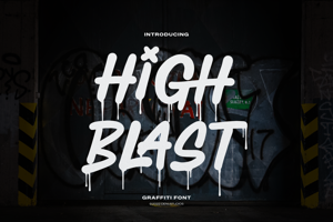Related font High Blast
