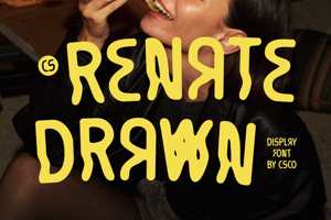 Related font CS Renate Drawn