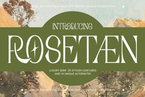 Related font Rosetaen
