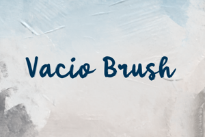 Related font v Vacio Brush
