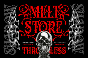 Related font Candle Shlop
