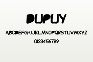 Related font Dupuy