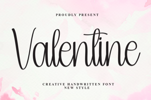 Related font Valentine