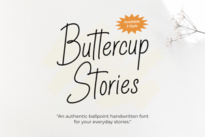 Related font Buttercup Stories