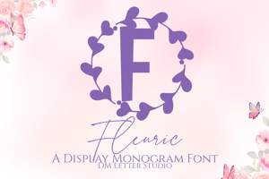 Related font Fleuric Monogram