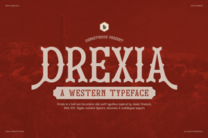 Related font Drexia