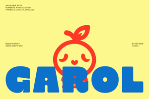 Related font Garol DEMO