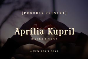 Related font Aprilia Kupril