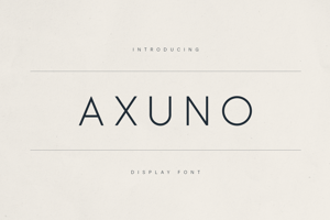 Related font Axuno