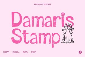 Related font CS Damaris Stamp