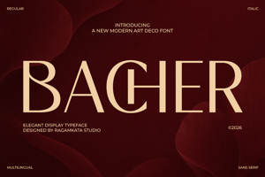 Related font Bacher