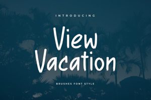 Related font View Vacation Fun Art