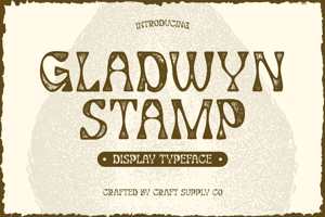 Related font Gladwyn Stamp