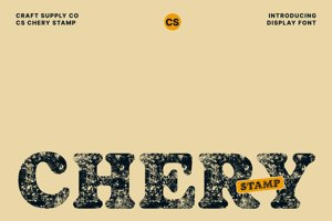 Related font CS Chery Stamp
