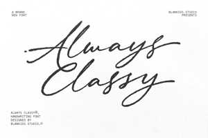 Related font Always Classy