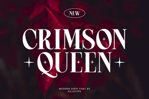 Related font Crimson Queen