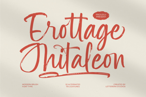 Related font Erottage Jhitaleon VERSION
