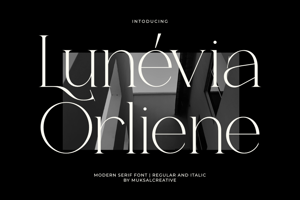 Related font Lun évia Orliene