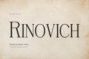 Related font Rinovich