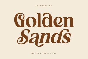 Related font Golden Sands