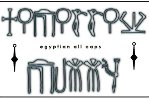 Egyptian All Caps