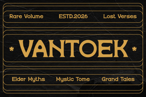 Related font Vantoek