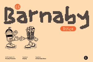 Related font CS Barnaby Disco