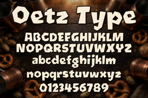 Related font Oetz Type