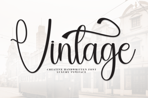 Related font Vintage