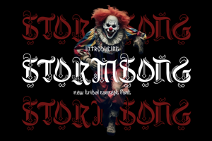 Stormsong – New Tribal Concept Font