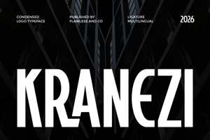 Related font KRANEZI