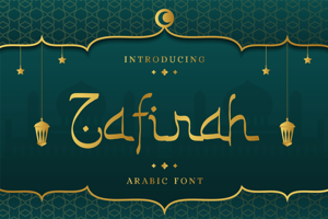 Related font Zafirah
