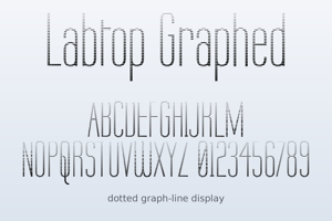 Related font Labtop Graphed