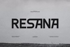 Related font Resana