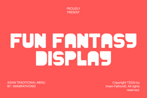 Related font FUN FANTASY DISPLAY
