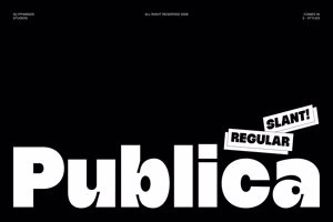 Related font Publica