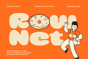 Rownet - Rounded Bold Font
