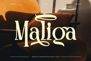 Related font Maliga