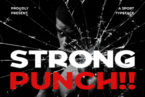 Related font Strong Punch