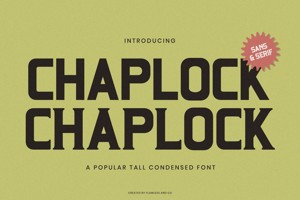 Related font CHAPLOCK