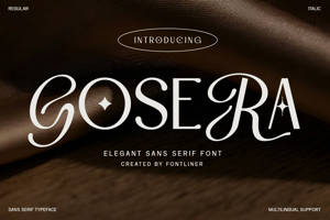 Related font Gosera